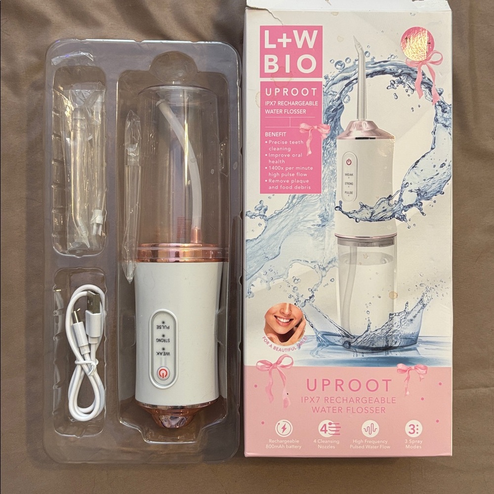 L+W BIO Rechargeable Water Flosser